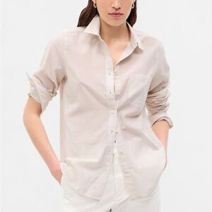 Zara neutrals pastel color Button-Up Shirt